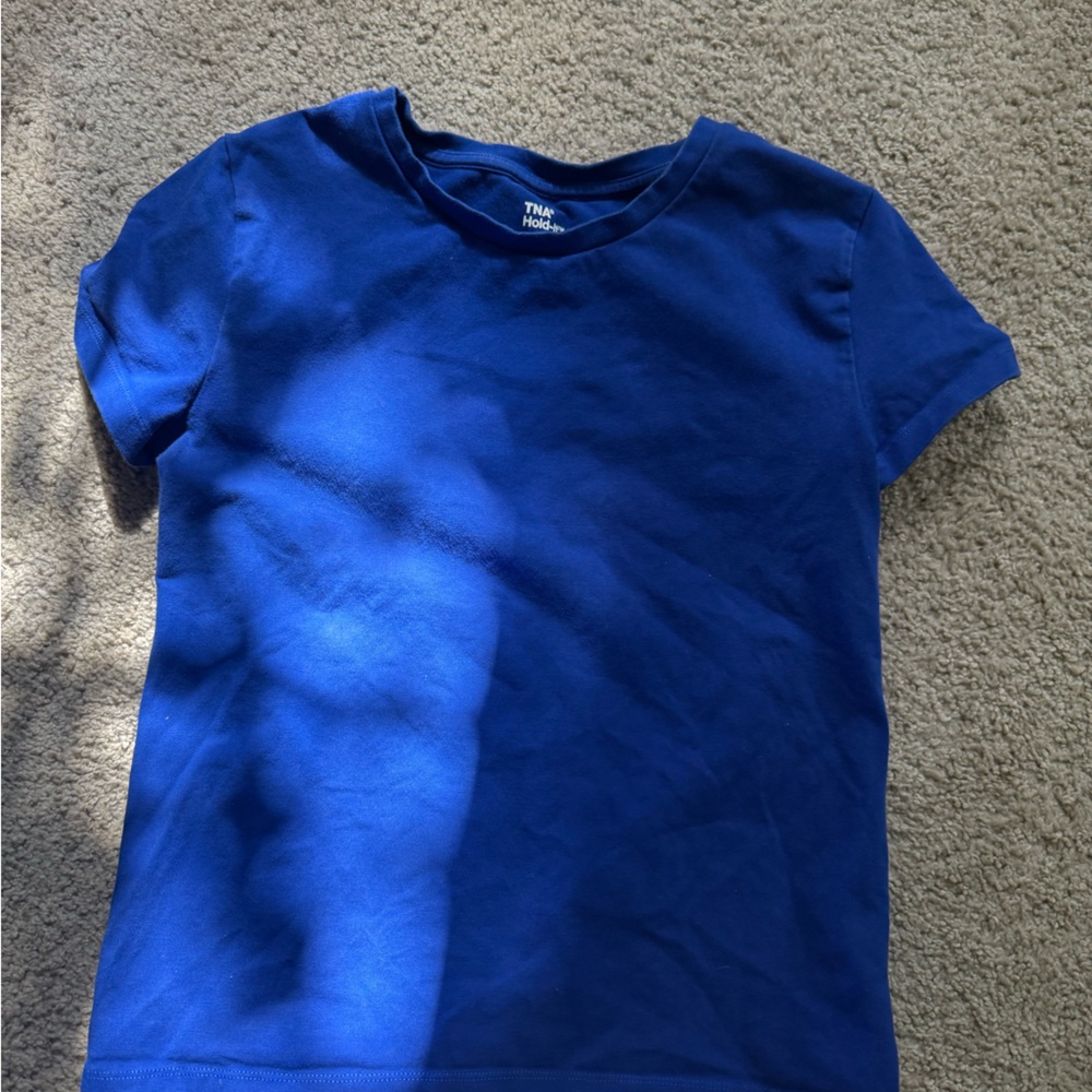 Aritizia TNA Royal Blue Short Sleeve Tee - size M